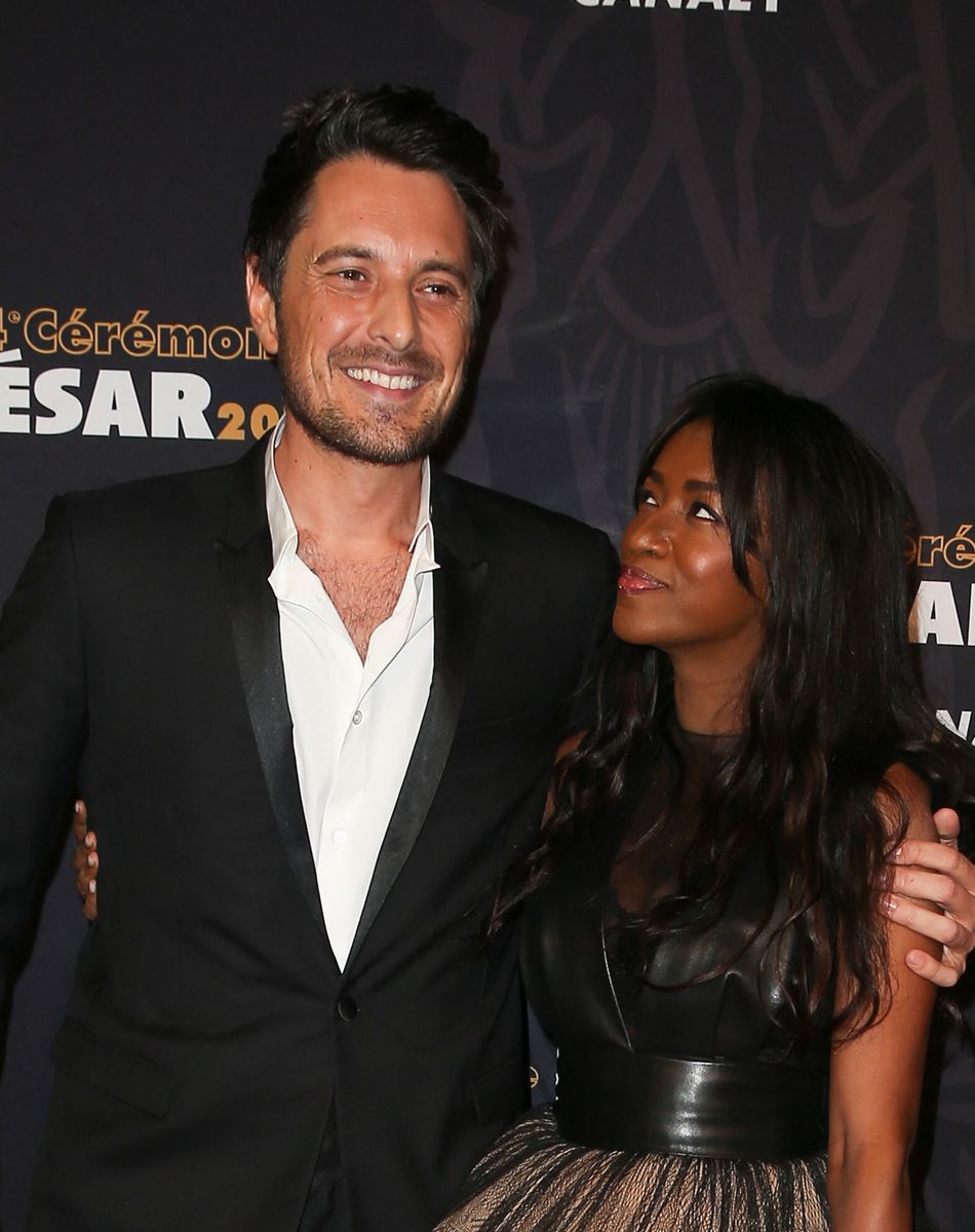 Hapsatou Sy et son compagnon Vincent Cerutti - Photocall de la 44ème cérémonie des César à la salle Pleyel à Paris. Le 22 février 2019 © Borde-Jacovides / Bestimage