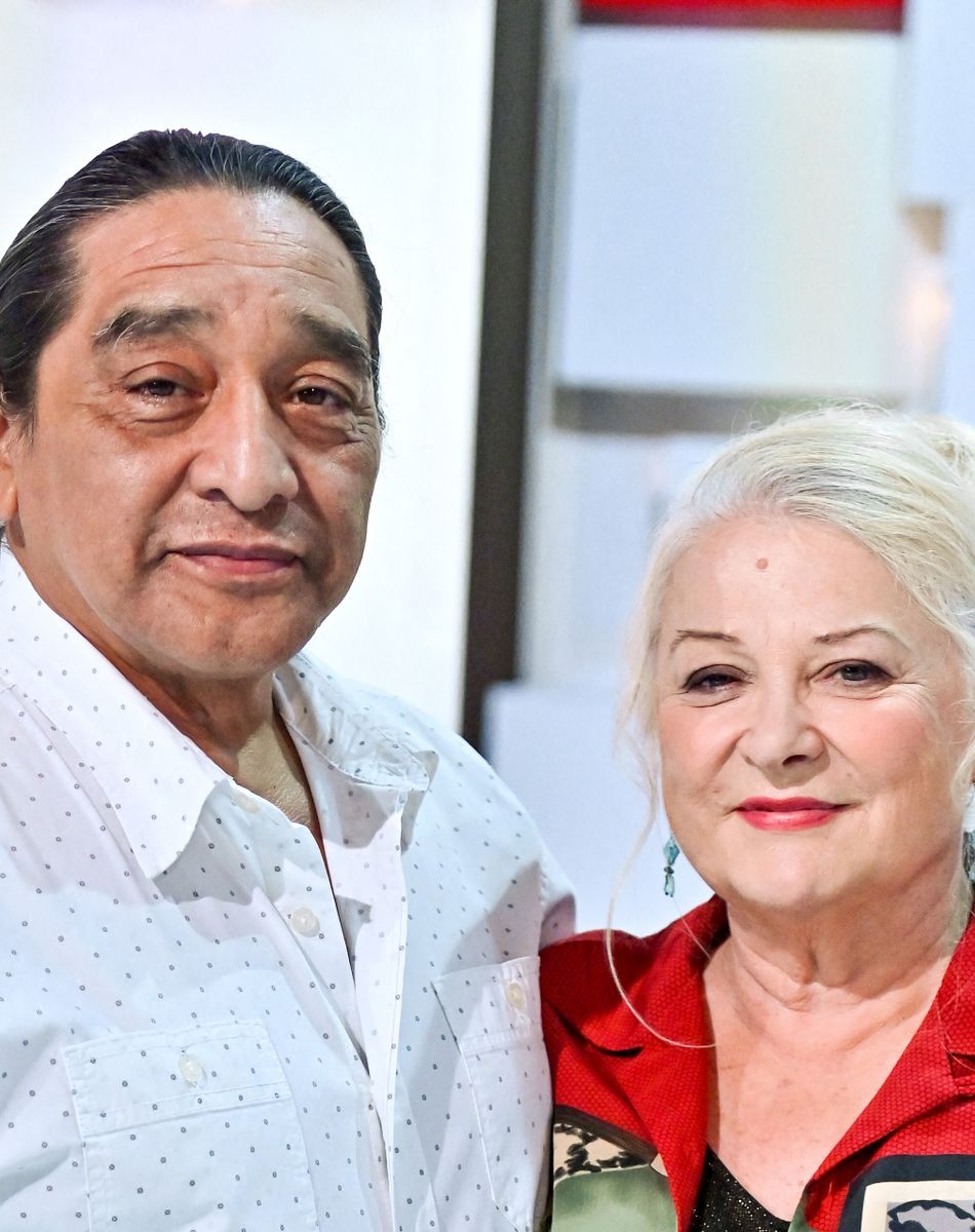 Exclusif - Josiane Balasko et son mari George Aguilar - Enregistrement de l'émission "Vivement Dimanche", présentée par Michel Drucker et qui sera diffusée le 5 septembre sur France 2 © Guillaume Gaffiot / Bestimage