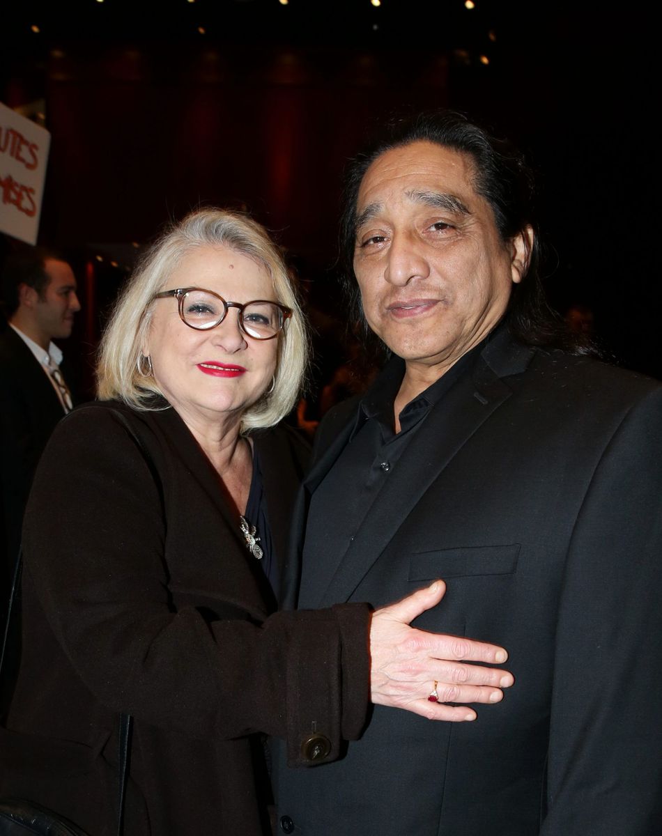 Josiane Balasko parle de son mari George Aguilar à Paris le 18 décembre 2013
