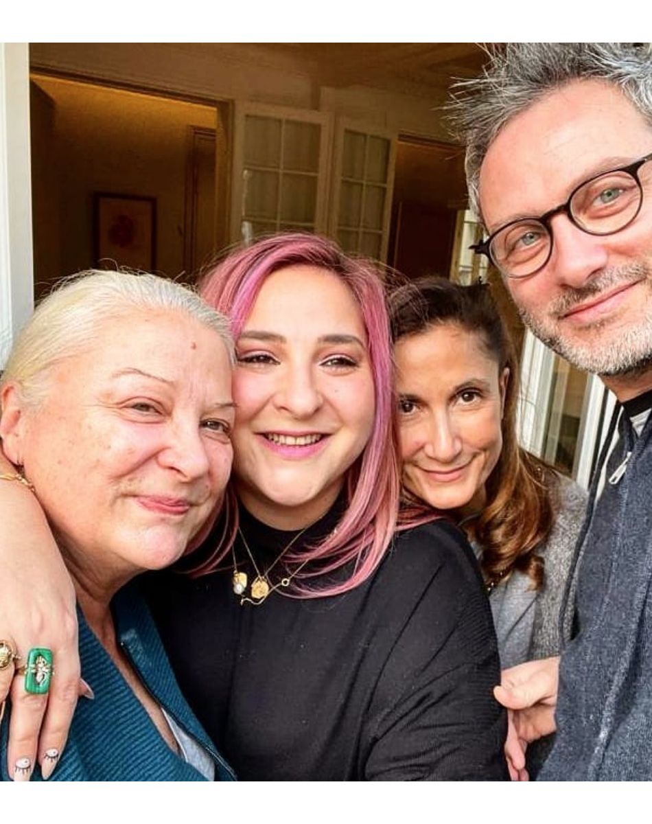 Marilou Berry et Josiane Balasko en famille.