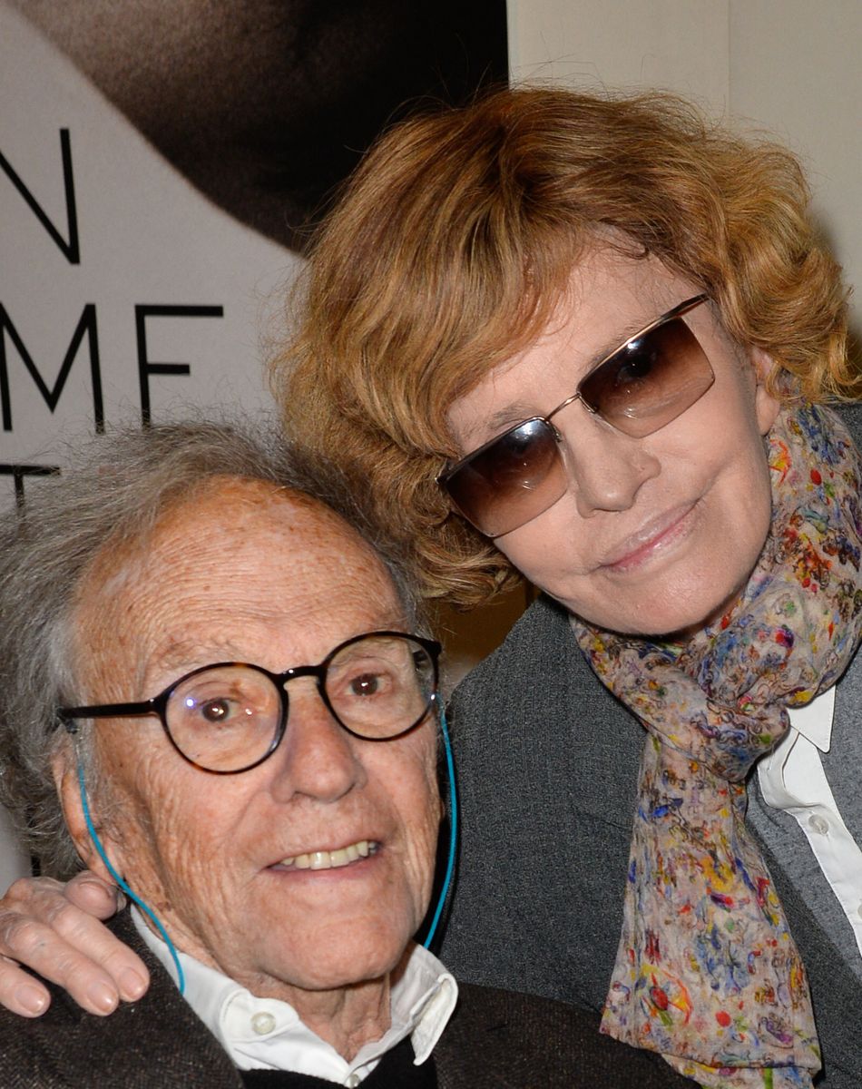 Jean-Louis Trintignant et sa femme Nadine Trintignant - People à la projection du film "Un homme et une femme" en version restaurée, pour fêter les 50 ans du film ainsi que les 13 ans de Sophie Dulac Distribution au cinéma L'Arlequin, à Paris. © Coadic Guirec/Bestimage