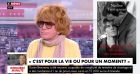 Nadine Trintignant sur le plateau de "L'Heure des Pros".