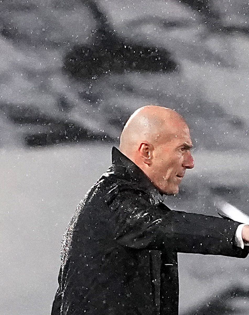 Zinedine Zidane - Le Real Madrid s'impose contre Getafe en Liga (2 - 0), le 9 février 2021.