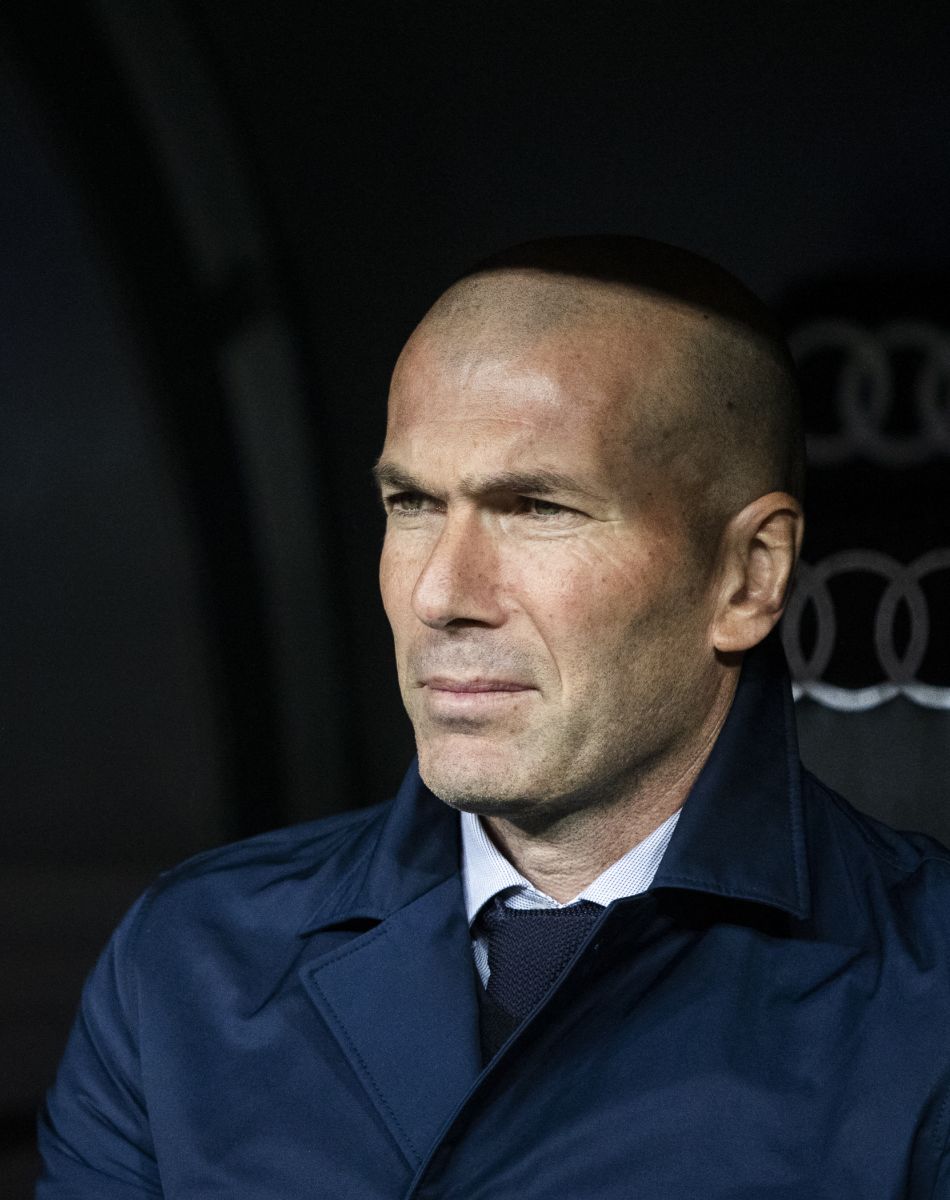 Zinedine Zidane lors du match de Liga opposant le Real Madrid au FC Barcelona au stade Santiago-Bernabéu à Madrid, espagne, le 1er ars 2020. Le Real a gagné 2-0. © Alterphotos/Panoramic/Bestimage