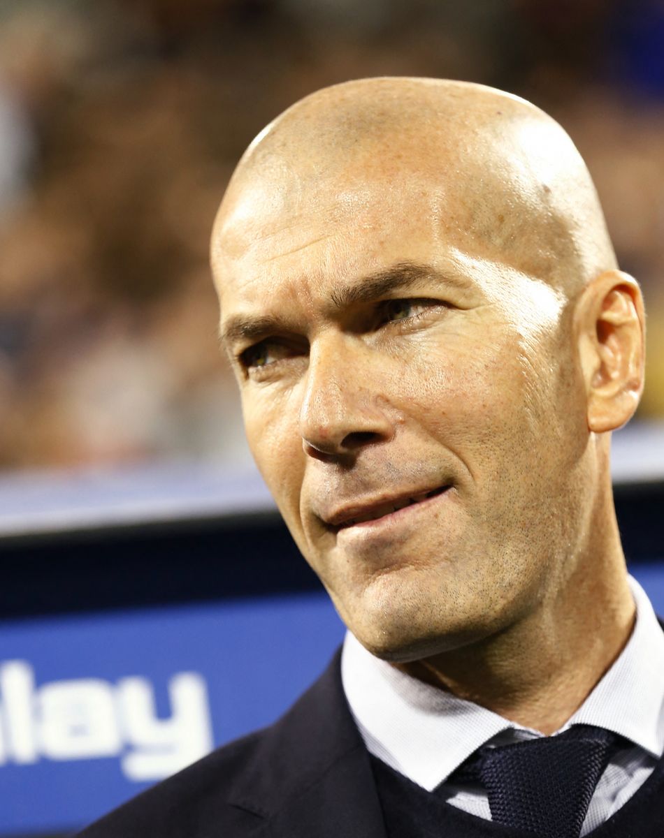Zinedine Zidane lors du match de la Coupe du Roi "Real Zaragoza - Real Madrid" à Zaragoza, le 30 janvier 2020.