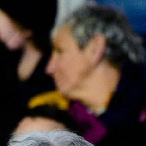 Jean Claude Blanc (directeur général PSG) - Nicolas Sarkozy dans les tribunes lors du match de Ligue 1 Uber Eats "PSG - Nantes(3-1)" au stade du Parc des Princes à Paris, le 20 novembre 2021.