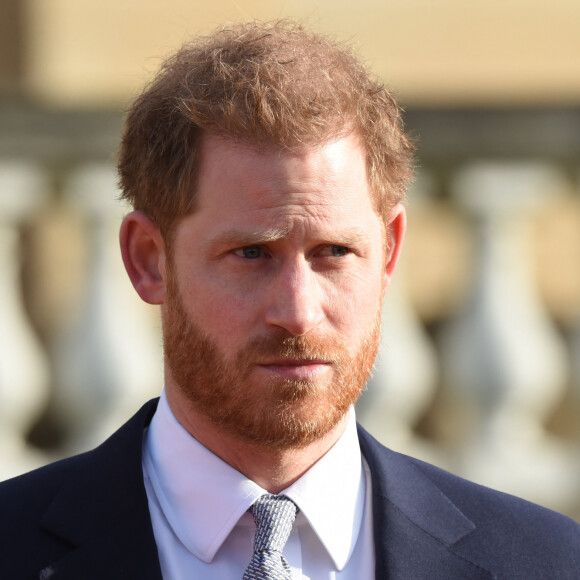 Le prince Harry à Buckhingam à Londres.