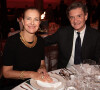 Carole Bouquet et son compagnon Philippe Sereys de Rothschild lors de la 5e édition des Plumes d'Or du Vin et de la Gastronomie au Pavillon Cambon. Photo de David Niviere/ABACAPRESS.COM