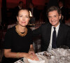 Carole Bouquet et son compagnon Philippe Sereys de Rothschild lors de la 5e édition des Plumes d'Or du Vin et de la Gastronomie au Pavillon Cambon, le 24 november 2021 à Paris. Photo de David Niviere/ABACAPRESS.COM