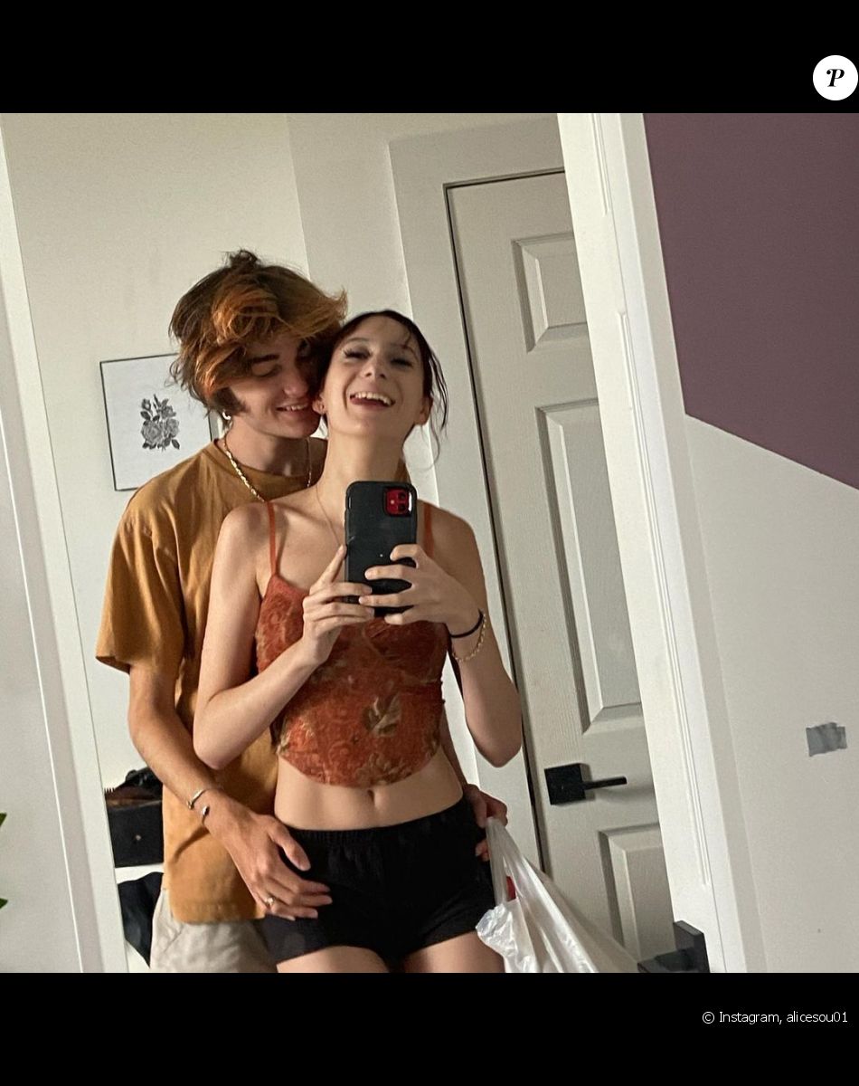 Alice Attal et son petit-ami River sur Instagram, juin 2021.