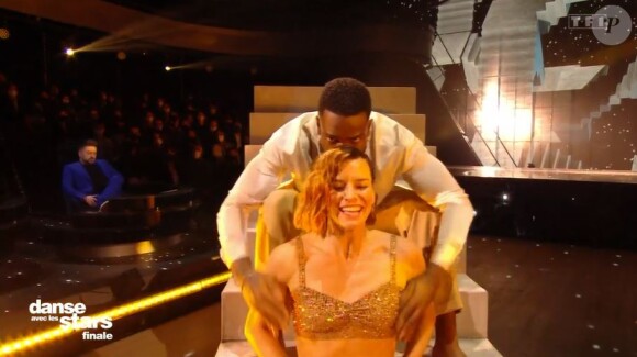 Tayc lors de la finale de Danse avec les stars 2021 sur TF1