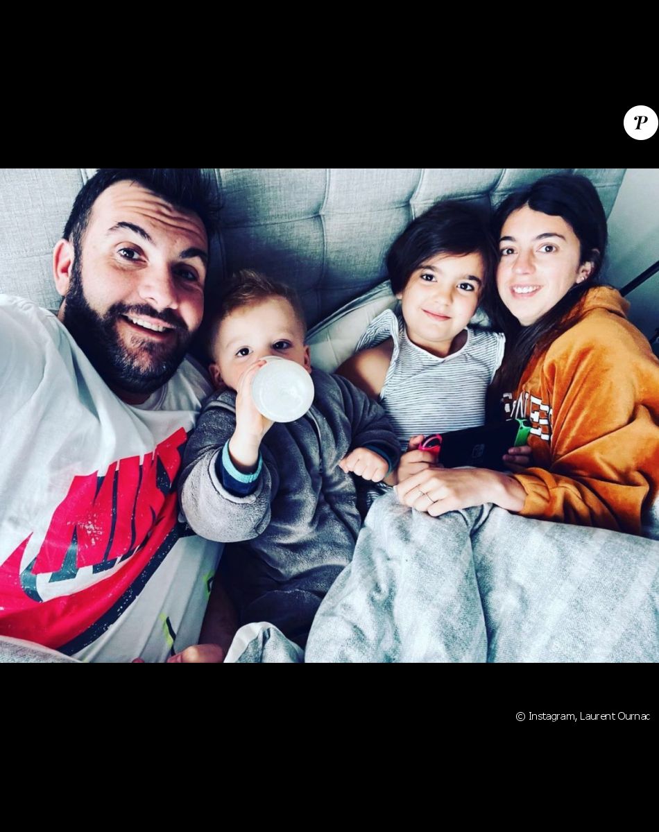 Laurent Ournac en famille sur Instagram. Le 7 avril 2021.