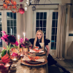 Madonna avec presque tous ses enfants : festin et fête en famille pour Thanksgiving