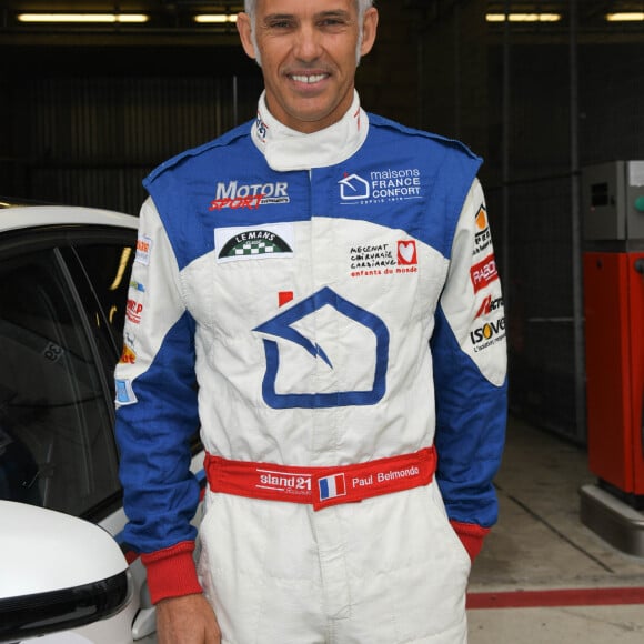 Exclusif - Paul Belmondo lors de la 2ème édition du "Girls Charity Racing" dans le cadre de l'évènement "TALON PISTE X Exclusive Drive" sur le circuit du Mans. "TALON PISTE X Exclusive Drive" est le seul évènement automobile caritatif 100% féminin. Le Mans, le 23 mars 2019. © Guirec Coadic/Bestimage 