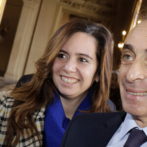 Eric Zemmour et sa conseillère politique Sarah Knafo à Paris le 18 novembre 2021. © Cédric Perrin / Bestimage