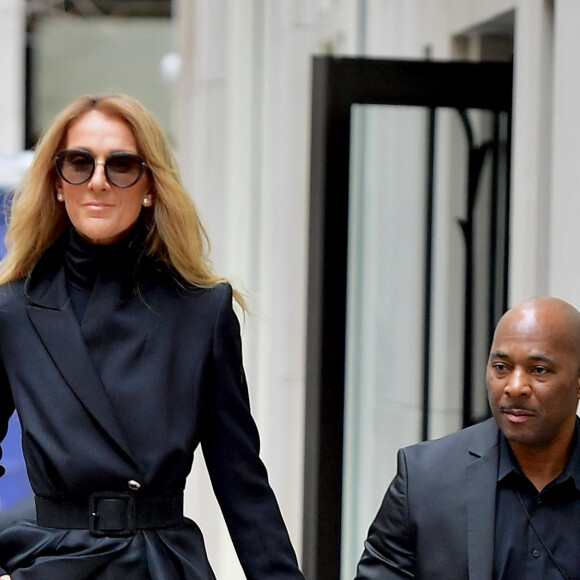 Céline Dion à la sortie de son concert au Barclays Center à New York le 29 février 2020. 
