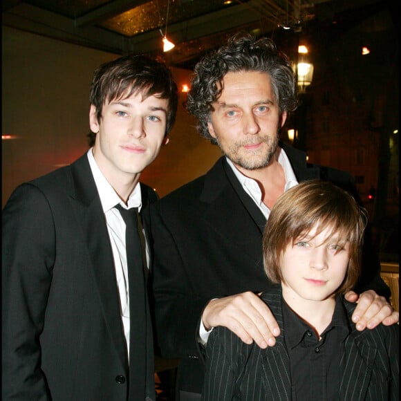 Rétro - Laurent Boutonnat a perdu sa mère Marielle Boutonnat - Exclusif - Laurent Boutonnat entoure Gaspard Ulliel et Léo Legrand - Avant-première de "Jacquou le Croquant" au Publicis Champs-Elysées