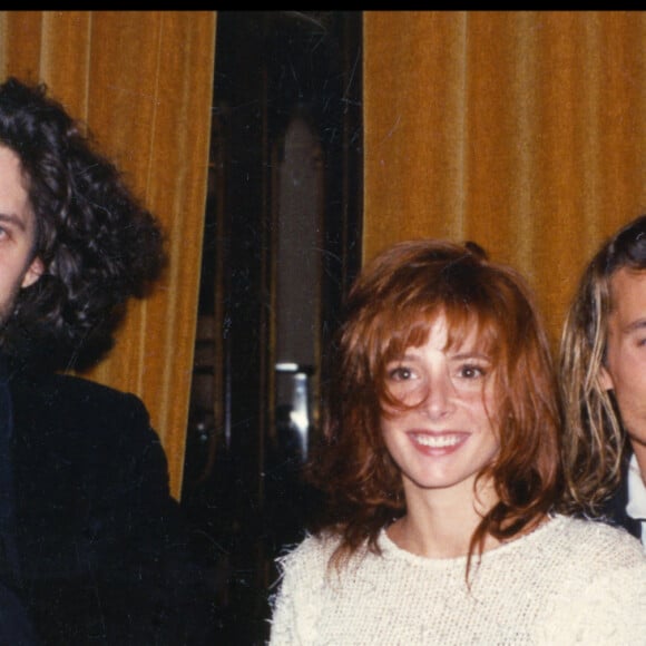 Rétro - Laurent Boutonnat a perdu sa mère Marielle Boutonnat - Archives - Mylène Farmer, Laurent Boutonnat et Jeff Dahlgren à la première du film "Giorgino".