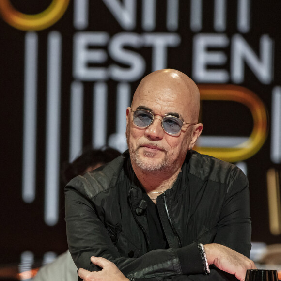 Exclusif - Pascal Obispo sur le plateau pendant l'émission On Est En Direct (OEED) , présentée par Laurent Ruquier et diffusée en direct le 16 janvier 2021 sur France 2 à Paris. © Jack Tribeca / Bestimage