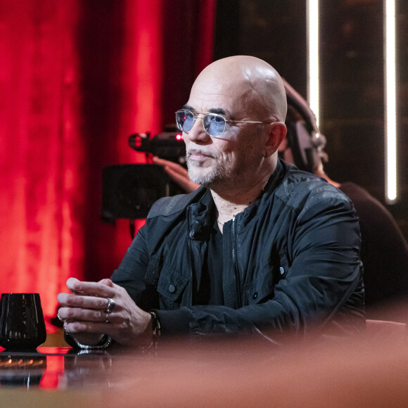 Exclusif - Pascal Obispo sur le plateau pendant l'émission On Est En Direct (OEED) , présentée par Laurent Ruquier et diffusée en direct le 16 janvier 2021 sur France 2 à Paris. © Jack Tribeca / Bestimage