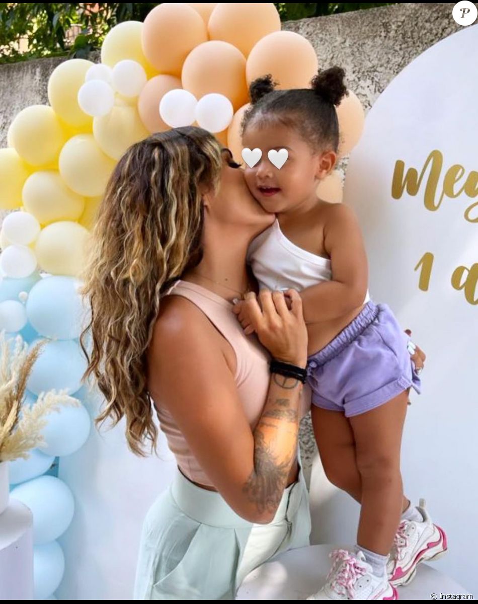 Anaïs Camuzuli maman d'une petite fille prénommée Kessi