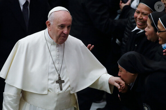 Le pape François lors de son audience hebdomadaire au Vatican, le 1er décembre 2021.