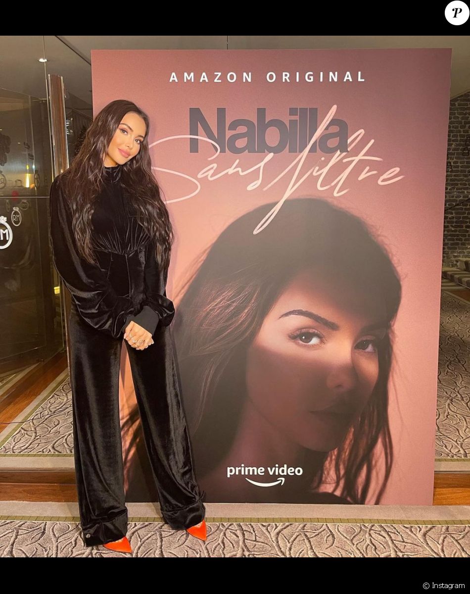 Nabilla Benattia star du documentaire "Nabilla sans filtre", sur Amazon Prime