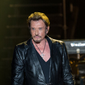 Exclusif - Premier concert de la tournee "Born Rocker Tour" de Johnny Hallyday au POPB de Bercy a Paris. Le 14 juin 2013