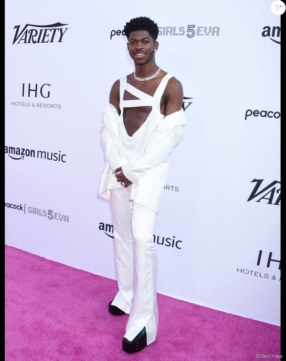Lil Nas X au photocall de la soirée Variety 2021 Music Hitmakers Brunch à Los Angeles le 4 décembre 2021.
