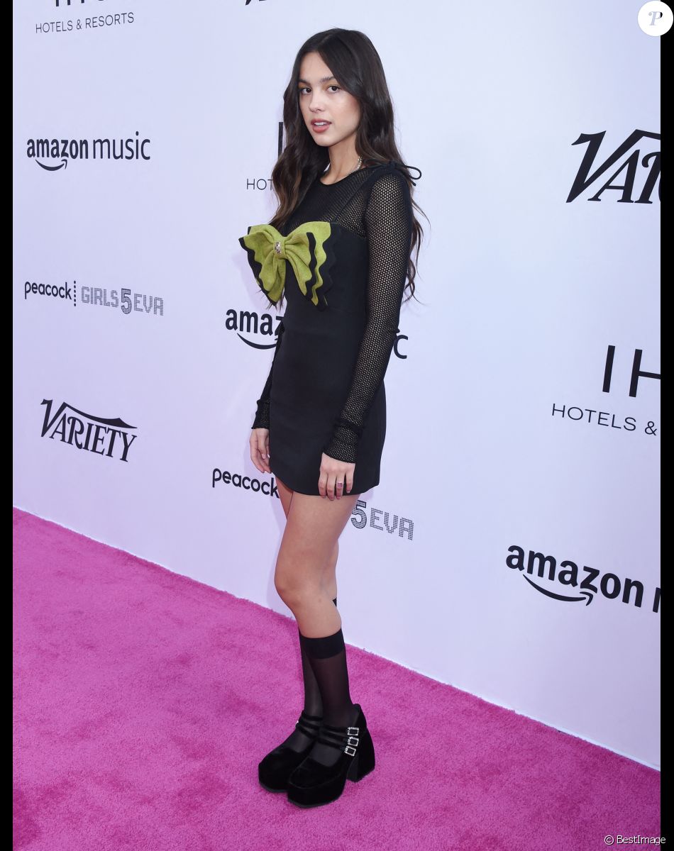 Olivia Rodrigo au photocall de la soirée Variety 2021 Music Hitmakers Brunch à Los Angeles le 4 décembre 2021.