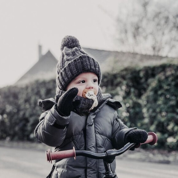 Léon, le fils de Laurent Ournac, janvier 2021