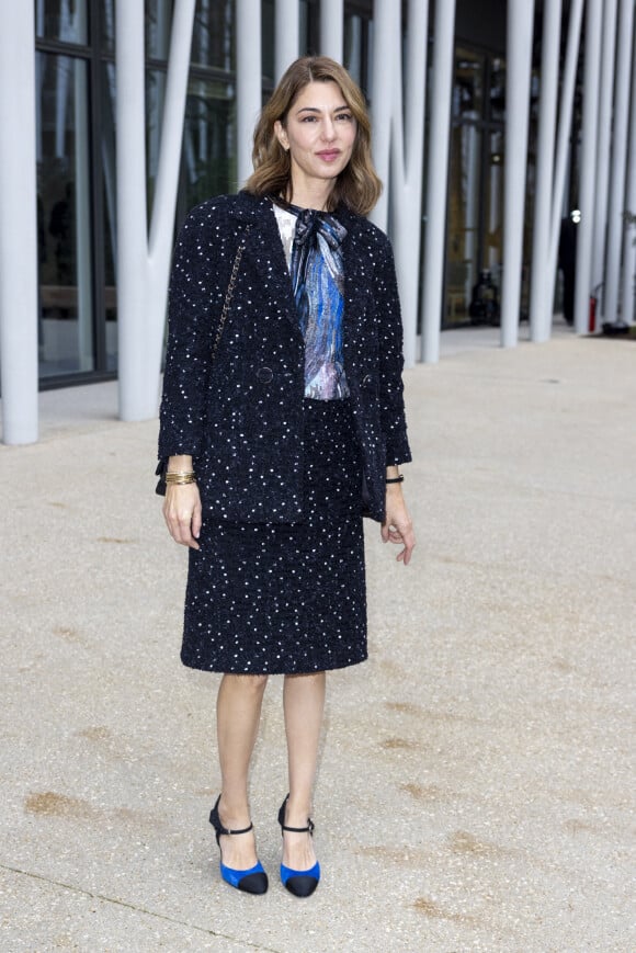 Sofia Coppola assiste au défilé de mode Chanel, collection Métiers d'Art 2021-2022 au 19M. Paris, le 7 décembre 2021 © Olivier Borde / Bestimage