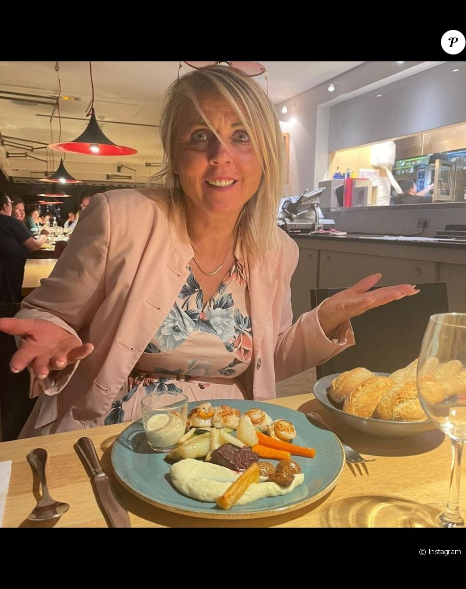 Nathalie de "L'amour est dans le pré" au restaurant