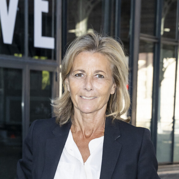 Claire Chazal - "Jam Capsule" - Expérience culturelle immersive dans le Hall de la Villette à Paris, le 22 juin 2020. © Olivier Borde/Bestimage 