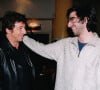 Patrick Bruel et son frère, David Moreau en 2001.