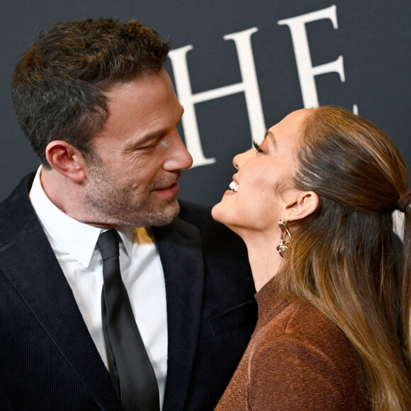 Ben Affleck et Jennifer Lopez à l'avant-première du film "Le Dernier Duel" au Rose Theater at Jazz at Lincoln Center. New York, le 9 octobre 2021.