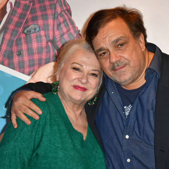 Josiane Balasko et Didier Bourdon - Avant-première du film "Mes très chers enfants" au cinéma UGC Bercy à Paris, le 13 décembre 2021. © Veeren / Bestimage