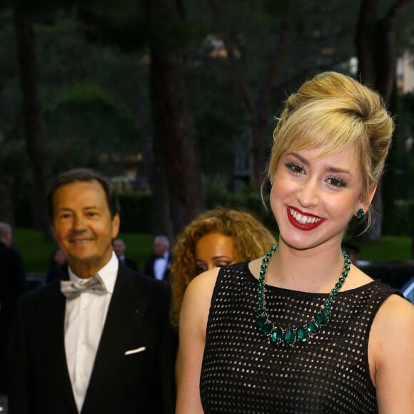 Jazmin Grace Grimaldi (la fille du Prince Albert II de Monaco) - Arrivée des people à la soirée de l'Automobile Club de Monaco au Sporting Monaco dans le cadre du 74ème Grand Prix de Formule 1 de Monaco le 29 mai 2016.