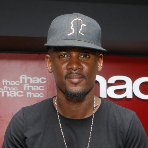 Black M (Alpha Diallo) - Mini-concert du rappeur Black M à la FNAC Bercy Village à l'occasion de la sortie de son nouvel album à Paris, France, le 13 septembre 2019. © Christophe Clovis/Bestimage