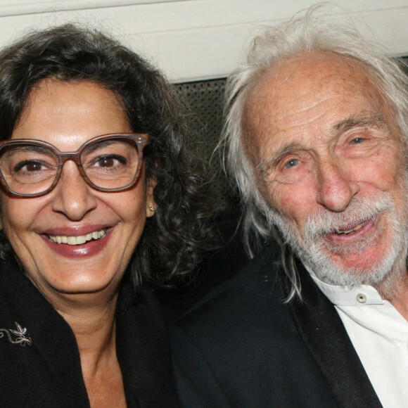 Pierre Richard et sa femme Ceyla Lacerda - Soirée naturopathie à l'hôtel Le Marois à l'occasion de la sortie du livre "Guide de naturopathie" de D. Passuti à Paris le 7 décembre 2021. © JLPPA/Bestimage 