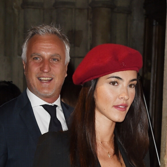 David Ginola et sa compagne Maeva Denat arrivent à la soirée "The Beating Hearts Ball" à Londres, le 27 février 2019.