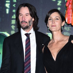 Keanu Reeves et Carrie-Anne Moss - Première de "The Matrix Resurrections" à San Francisco.