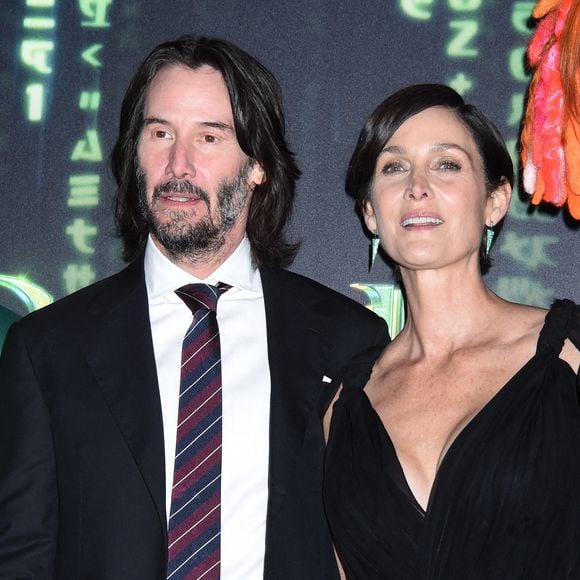 Keanu Reeves et Carrie-Anne Moss - Première de "The Matrix Resurrections" à San Francisco.