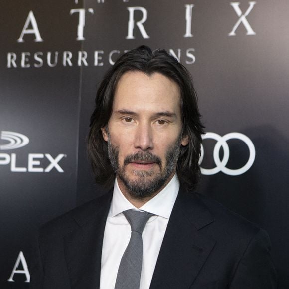 Keanu Reeves à la première du film "The Matrix Ressurections" à Toronto, le 16 décembre 2021. © Chris Young/The Canadian Press via Zuma Press/Bestimage 