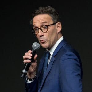 Julien Courbet lors du gala de la Chaine de l'espoir au théâtre de la Tour Eiffel à Paris, France, le 26 mars 2018. Les recettes collectées (les bénéfices de la soirée) seront reversées à l'association La Chaîne de l'Espoir pour redonner vie et sourire à des enfants malades du bout du monde. © Cyril Moreau/Bestimage