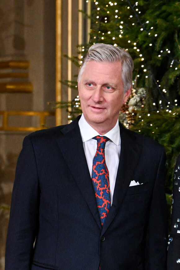 Le roi Philippe de Belgique lors du concert de Noël 2021 à Bruxelles le 21 décembre 2021.  Belgium, Brussels 21 december 2021