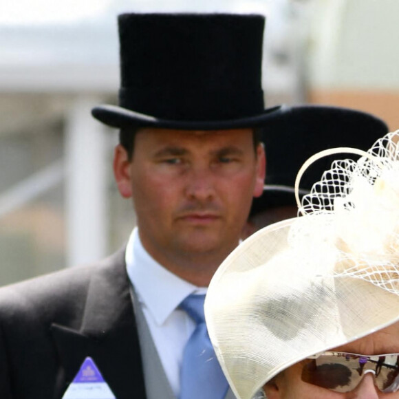 La princesse Anne assiste à la prestigieuse course hippique "Royal Ascot", le 16 juin 2021.