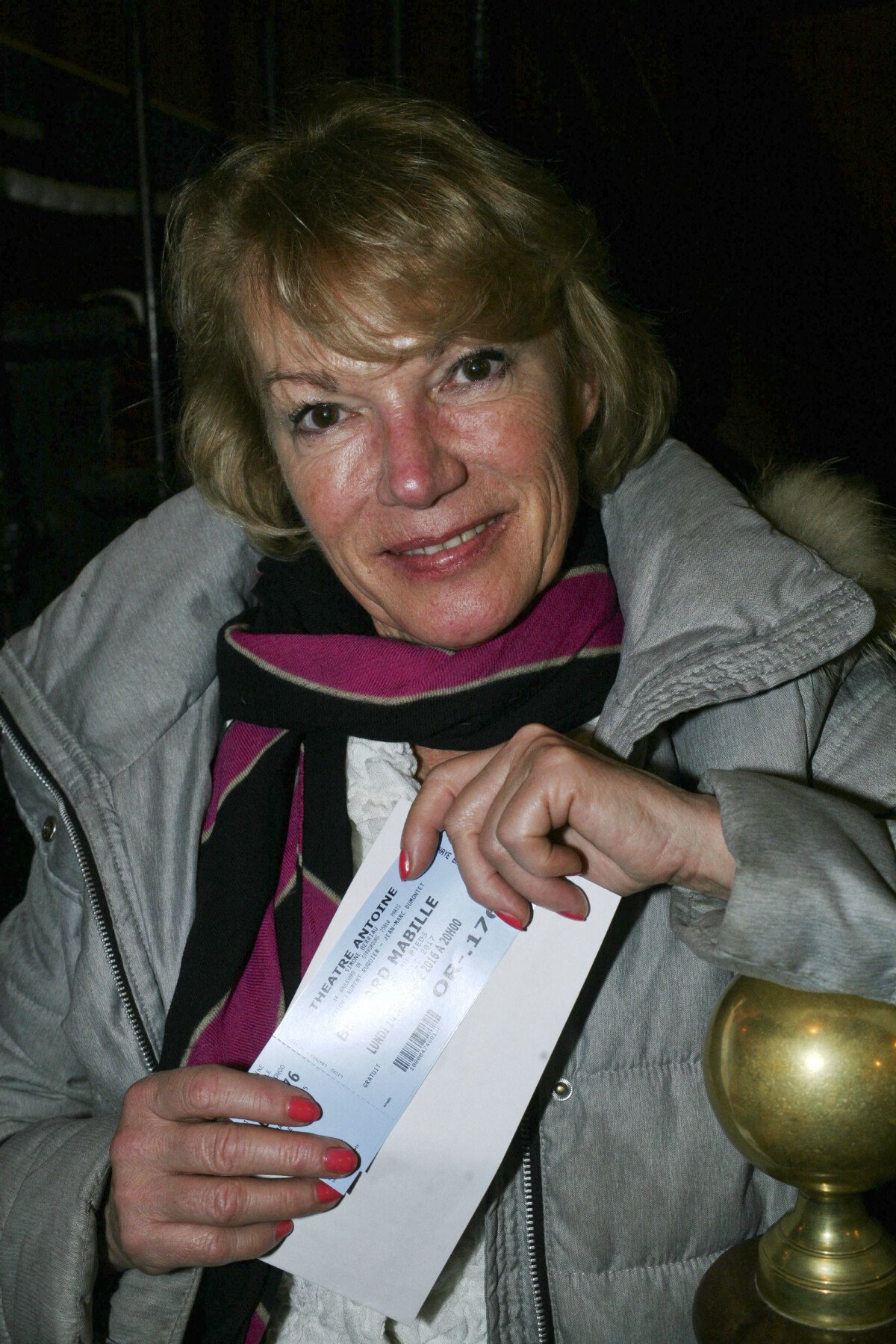 Photo : Brigitte Lahaie - People en backstage du nouveau spectacle de  Bernard Mabille 