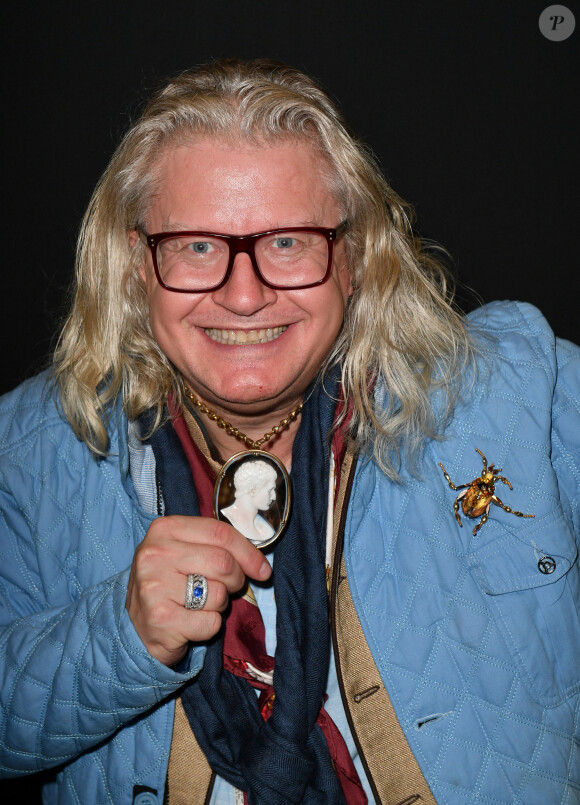 Exclusif - Pierre-Jean Chalençon - Backstage du 26éme Salon du Chocolat en faveur de la l'association Mécénat Chirurgie Cardique au Parc des Expositions de la Porte de Versailles à Paris le 27 octobre 2021. © Perusseau-Veeren/Bestimage 