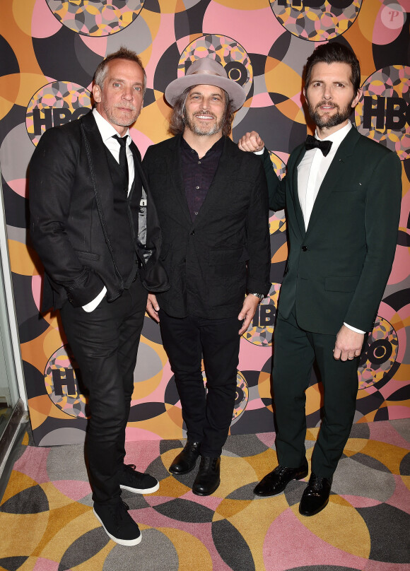 Jean-Marc Vallee, Nathan Ross, Adam Scott - After-party 2020 HBO de la 77ème cérémonie annuelle des Golden Globe Awards au Beverly Hilton Hotel à Los Angeles, le 5 janvier 2020.
